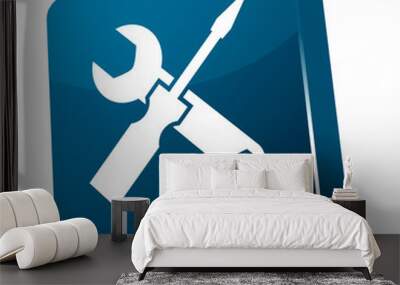 tools icon Wall mural