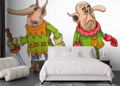 Membres du petit peuple : gnome, elfe ou lutin Wall mural