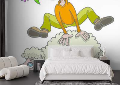 Saute mouton Wall mural