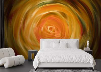 Abstract background image of blurry spiral colors Wall mural