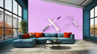 cosmetics for eye and lip makeup Wall mural