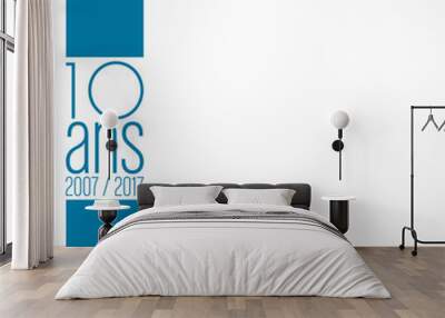 10 ans Wall mural