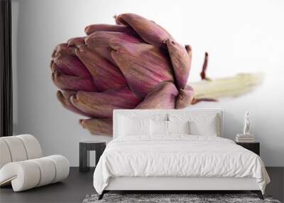 artichoke isolated on white background Wall mural