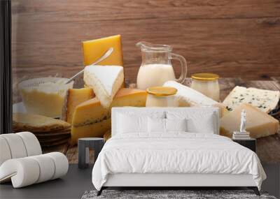 assorted dairy product Wall mural