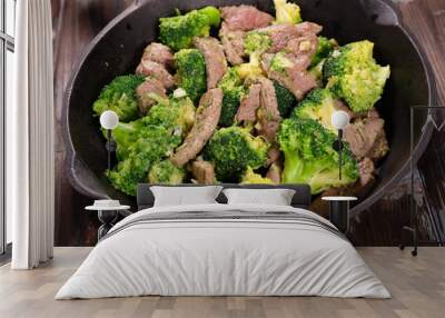 beef and broccoli Wall mural