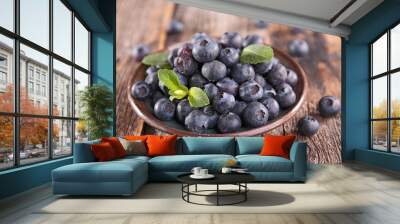 blueberry Wall mural