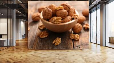 bowl of walnut Wall mural