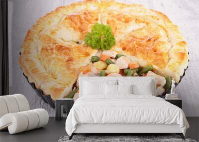 chicken pot pie Wall mural