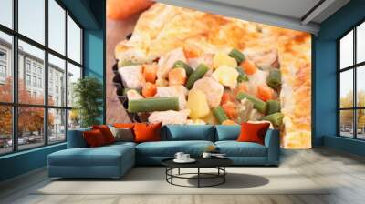 chicken pot pie Wall mural