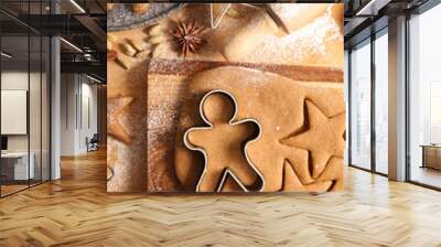 cooking christmas biscuit Wall mural