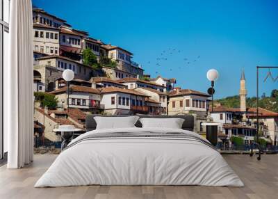 Famous city of Berat in Abania- tour tourism, travel destination, vacation Wall mural