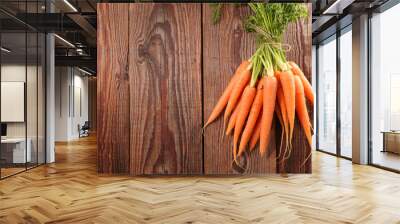 fresh carrot Wall mural