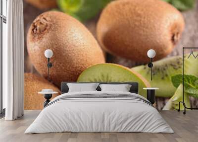 fresh kiwi Wall mural