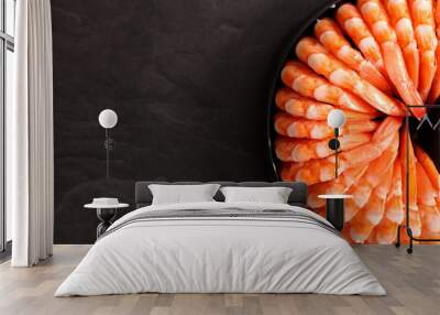 fresh shrimp Wall mural