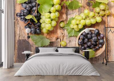 green and red grape Wall mural