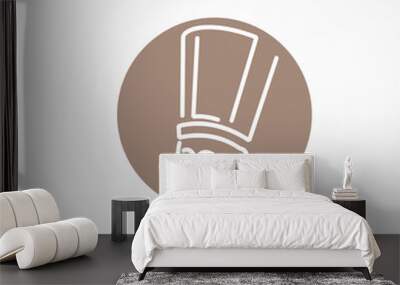 logo business Wall mural