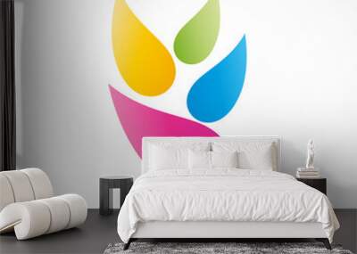 logo business Wall mural