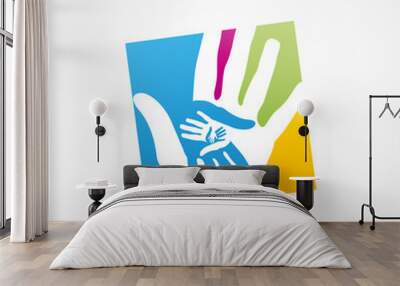 logo business Wall mural