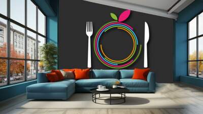 logo design Wall mural