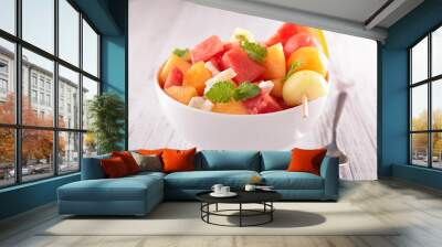 melon,watermelon and cheese Wall mural