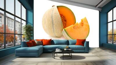 melon isolated on white background Wall mural