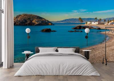 Panorama view of Andalusian spanish beach Wall mural