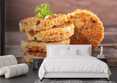 quinoa cake with vegetables Wall mural