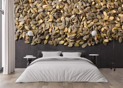 raw pumpkin seed Wall mural