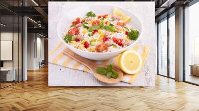 rice salad Wall mural