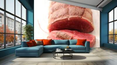 roast beef sliced Wall mural