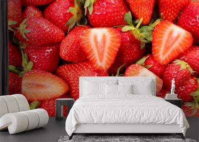 strawberry Wall mural