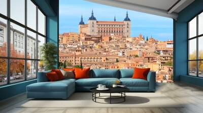 Toledo city landscape- Tour tourism in Spain Wall mural