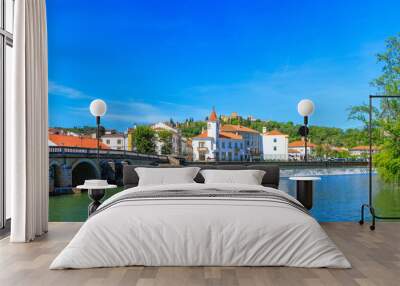 Tomar cityscape- travel in Europa- tour tourism in Portugal Wall mural