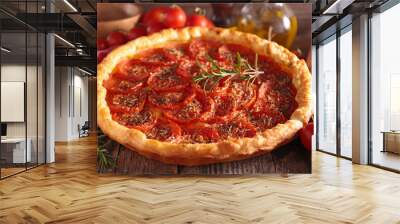 tomato tart Wall mural