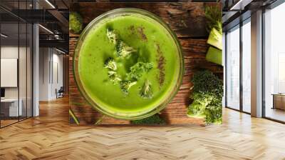 vegetable green soup Wall mural