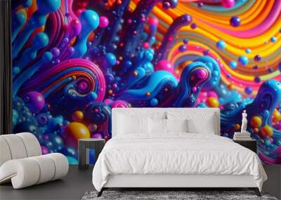 abstract colorful background Wall mural