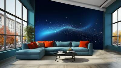 Featuring stunning soft bokeh lights and shiny elements. Abstract festive and new year background Wall mural