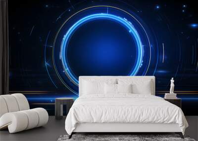 High tech design concept background Wall mural