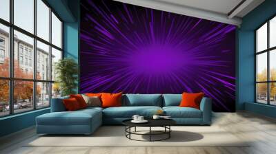 neon purple, black glowing grainy gradient background noisy texture wallpaper Wall mural