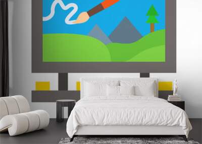 Billboard Icon Wall mural