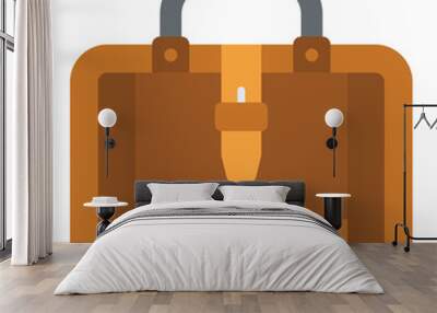 Briefcase Icon Wall mural