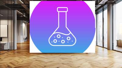 Volumetric Flask Icon Wall mural