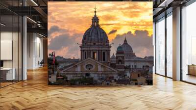 Sunset in Rome Wall mural