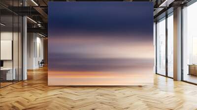 Colorful motion blur effect of sunset for background Wall mural