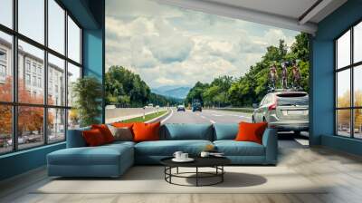 Motorway travel Wall mural