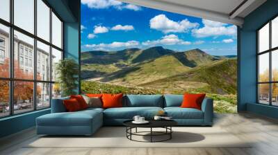 View on Pen y Fan and Cribyn, Brecon Beacons National Park, Wales, England Wall mural