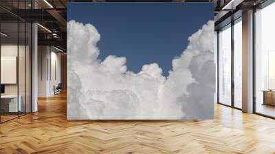 White clouds with blue sky 5 Wall mural