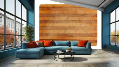 heavily used empty kitchen cutting board Wall mural