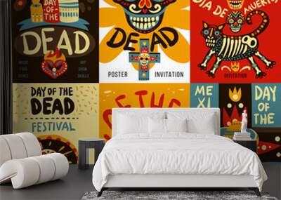 Dead Day Mexico Bannes Set  Wall mural