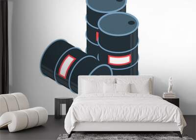 Environmental Pollution Icon Wall mural